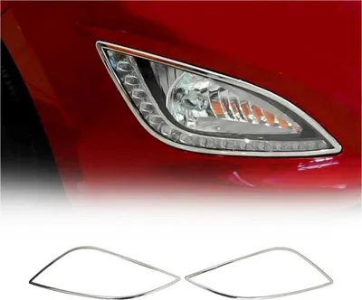 Zdjęcie produktu dla Obramowanie świateł przeciwmgielnych do Hyundai i20 Facelift 2012-2014 chrom 2x