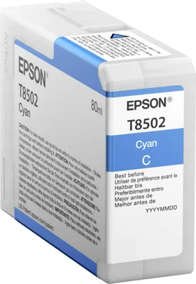 Produktbild von Epson Tintenpatrone cyan T 850 80 ml T 8502