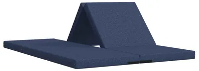 Image de Canapé-lit pliant vidaXL 140 x 67 x 45 cm, bleu