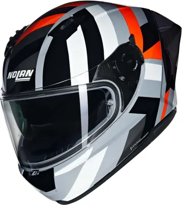 Produktbild von Nolan N60-6 Sport Dinamico Helm, schwarz/grau/orange, M (58)