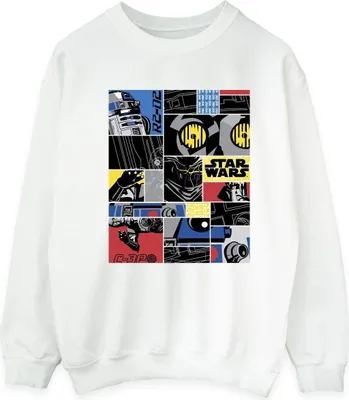 Produktbild von Star Wars - "Droid" Sweatshirt für Herren BI45267 (L) (Weiß)