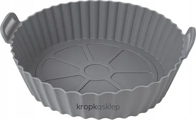Zdjęcie produktu dla Wkład silikonowy do Airfryera 20 cm szary. Odporny do 220°C Ekologiczny