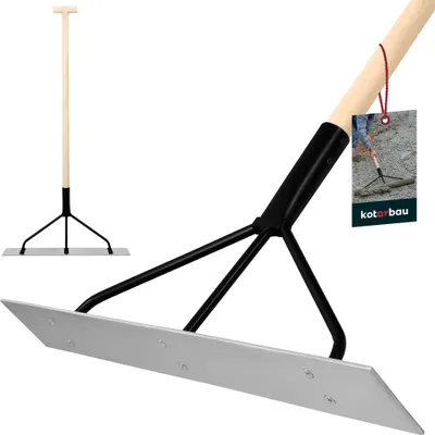 Produktbild von KOTARBAU® Rozmetadlo betónu 625x325 mm oceľ s drevenou rukoväťou 990 mm Betónová stierka Betónová stierka Betónová stierka Rozmetadlo dechtu Rozmetadlo štrku