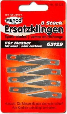 Produktbild von Meyco Ersatzklingen für Profi Skalpell 8 Stück