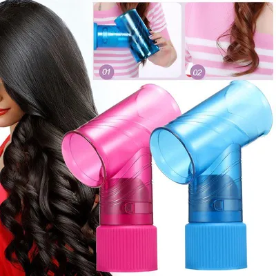 Immagine prodotto di Uniq Magic Wind Curler Diffuser - Diffusore per ricci per asciugacapelli, rosa