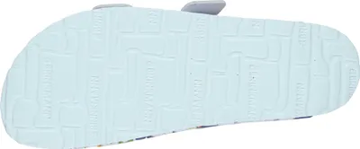 Produktbild von Dr. Brinkmann Damen Pantolette Blumenprint Naturformfußbett Zweiriemer Kork 700749, Größe:41 EU, Farbe:Weiß