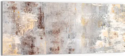 Produktbild von DEQORI Glasbild Echtglas 125x50 cm 'Verwitterte Eleganz' Wandbild Bild modern Deko
