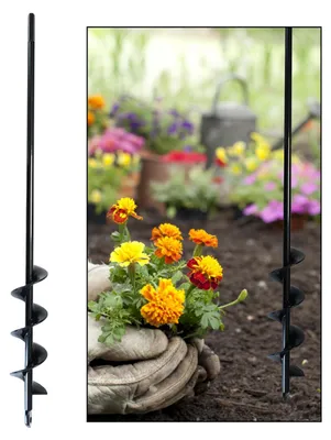 Imagen del producto de Taladro para tierra, destornillador eléctrico, taladro para jardín, brocas para tierra para taladro, 4 x 42 cm