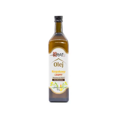 Zdjęcie produktu dla Olej rzepakowy 1000ml - Brat.pl Brat.pl