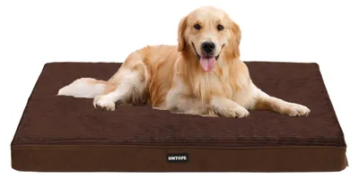 Orthopädisches Hundebett, 112 cm, waschbar, braun