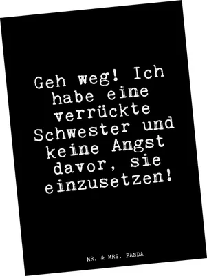 Produktbild von Mr. & Mrs. Panda Postkarte Geh weg! Ich habe... - Schwarz - Geschenk, Spruch, Glizer Sprüche Weisheiten Zitate Lustig Weisheit Worte, Freundin, Schwester, Ansichtskarten