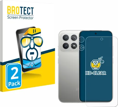 Produktbild von 2x Für Xiaomi Poco F8 Pro (Display+Kamera) Schutzfolie BROTECT Displayschutz Display Schutz Folie Klar Transparent