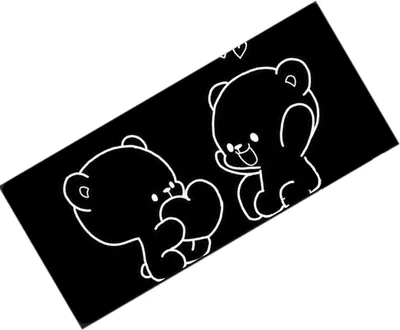 Zdjęcie produktu dla INF Duża podkładka pod mysz gamingowa, 300x700x3mm, antypoślizgowa, gumowa mata na biurko