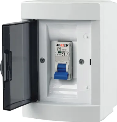 Produktbild von Sicherungskasten Leitungsschutzschalter Stromverteiler Komplett mit "B" LS Schalter 2 Module