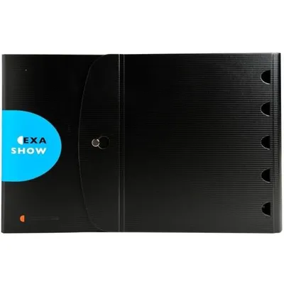 Produktbild von Exacompta 56234E, Polypropylene (PP), Schwarz, A4, 275 g/m², 4 cm, 230 mm