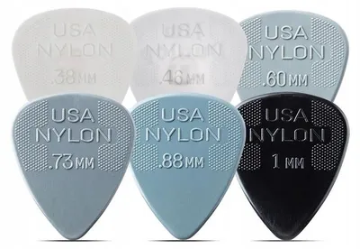 Produktbild von Dunlop Gitarrenplektren Nylon 6 Stück Hohe Qualität