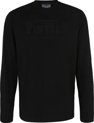 Produktbild von Übergrößen Longshirt Vintage schwarz AHORN SPORTSWEAR Schwarz 9XL