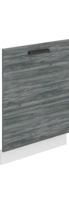 Produktbild von Belini Frontblende für Geschirrspüler PZ. Frontblende Geschirrspüler 60 cm Breite. Frontplatte für Spülmaschine mit Griff, Glamour Wood