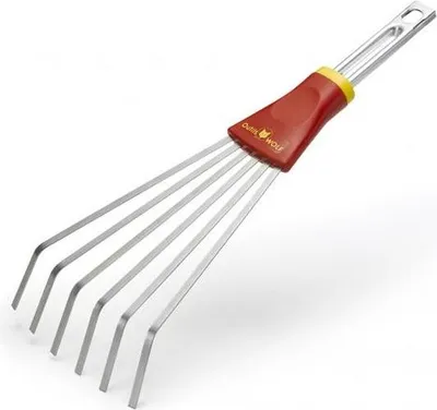 Produktbild von MULTI-STAR Kleiner Rasenbesen - 12 cm - 6 flache Zinken - ohne Stiel