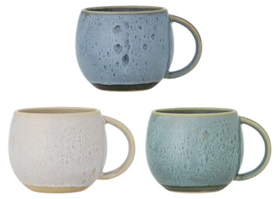 Obrázok produktu pre Bloomingville 82072559, Set, 0,42 L, Rôzne farby, Modrá, Kamenina, Džbánok, Univerzálne