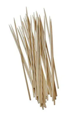 Produktbild von PAPSTAR Schaschlikspieße "pure" aus Bambus Länge: 200 mm 200 Stück