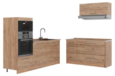 Obrázok produktu pre Kuchyňa Vicco Fame-Line Dub Goldkraft/Dub Goldkraft 340 cm, AP Oak, Model 63898