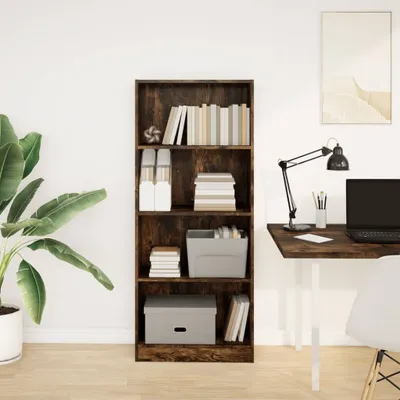 Produktbild von "im Sonderangebot"Bücherregal - CLORIS - Standregal - Robust und langlebig - Räuchereiche 60x24x143 cm Holzwerkstoff - NeuMöbel1862987