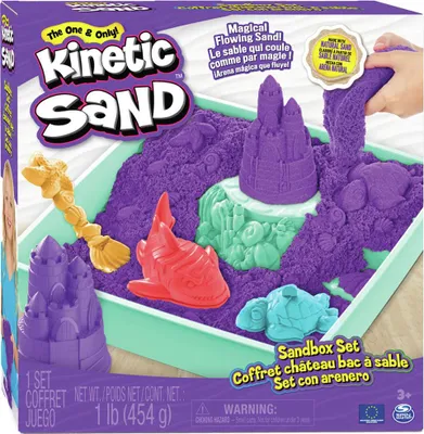 Image de Kinetic Sand - Bac à sable violet