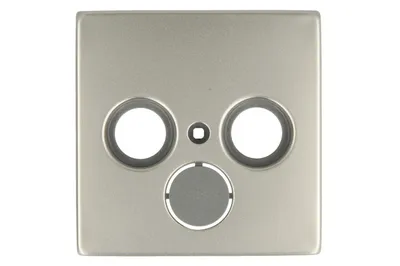 Produktbild von Busch-Jaeger l 1743-866 Zentralscheibe Abdeckung für Antennensteckdose Radio/TV/SAT Pur edelstah