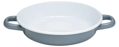 Produktbild von Riess Emaille Eier-Servierpfanne Ø 18 cm Pure Grey hellgrau