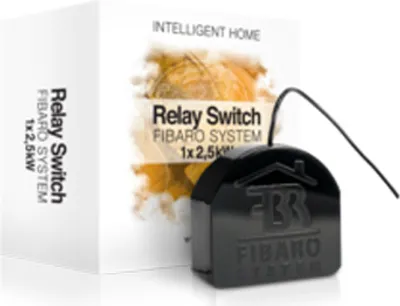 Produktbild von Fibaro Relais Unterputzeinsatz 1 Schalter a 2,5 kW Z-Wave FIBEFGS-212