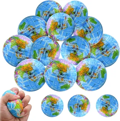 Productafbeelding van Schuimballen - Set van 12 - Mini-sportballen - Mini-schuimballen voor kinderen - Voetbal - Stressballen - Voetbalfeest