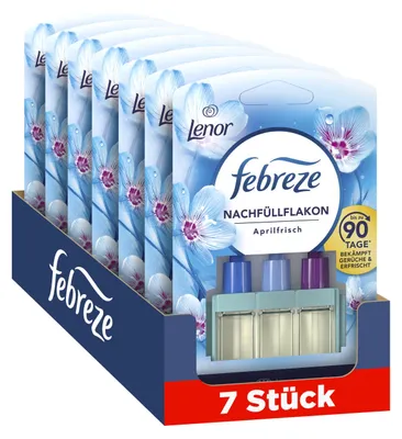 Produktbild von Febreze 3Volution Duftstecker 7xNachfüller, Aprilfrisch Raumduft
