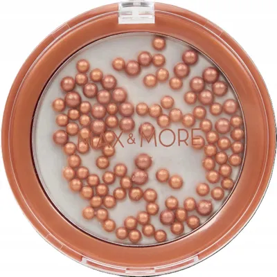 Imagen del producto de Bálsamo iluminador para cuerpo y rostro con perlas brillantes, Max & More