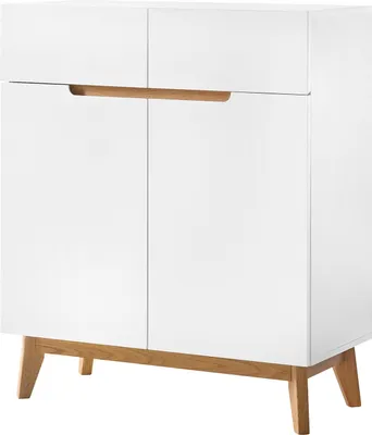 Produktbild von home24 Kommode - Eiche Teilmassiv
