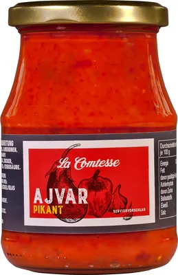 Immagine prodotto di Ajvar, purea di paprika piccante con melanzane, 350 g