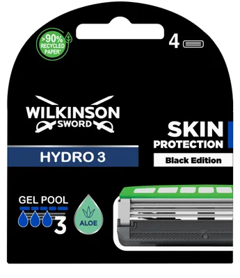 Image de Lames de rasoir Wilkinson Hydro 3 Hydrating Gel, paquet de 4