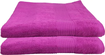Produktbild von 2er Set Julie Julsen Duschtuch 70 cm x 140 cm Pink,70x140