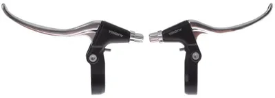 Produktbild von Alhonga V-Bremshebel eingestellt / Ausleger 4-Finger schwarz / silber