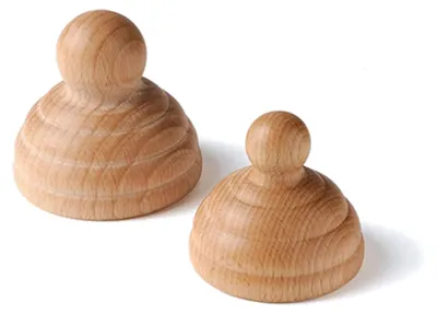 Immagine prodotto di Erzi Woodroll Trigger naturale, set da 2