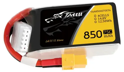 Produktbild von Tattu 850mAh 14.8V 75C 4S1P Modellbau-Zubehör
