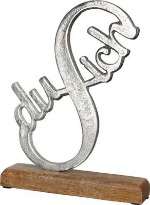 Produktbild von Gilde Alu Skulptur "Du und ich" VE 6 51281