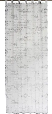 Produktbild von Elbersdrucke Schlaufenschal Loveletter 00 weiß-schwarz 255x140 cm