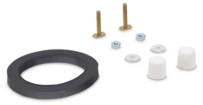 Imagen del producto de DOMETIC 385311652: Juego de juntas de base y elementos de montaje para inodoro, color blanco | Serie 300 para inodoros