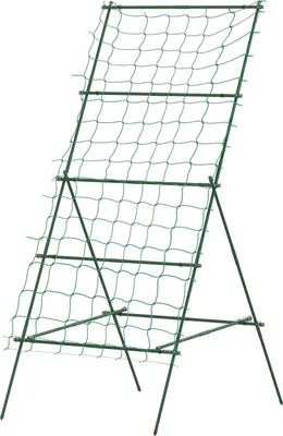 Image de Treillis en acier inoxydable pour plantes grimpantes 101x133x227 cm Treillis de jardin pour légumes fleurs plantes grimpantes Vert Aosom