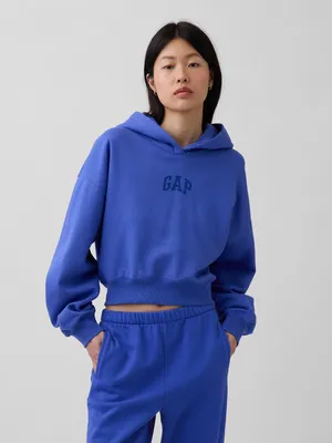 Produktbild von GAP Oversize-Crop-Sweatshirt mit VintageSoft-Logo XXL