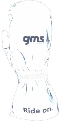 Produktbild von gms Regenhandschuh Lux grau-reflektierend one Size 00
