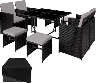 Obrázek produktu pro TecTake 404318, Černá, Šedá, 8 sedadlo/sedadel, Dospělí a děti, Chlapec/děvče