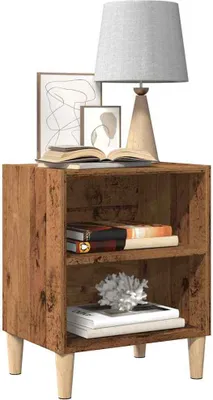 Obrázok produktu pre vidaXL Nočný stolík vzhľad starého dreva 40x30x50 cm materiál na báze dreva