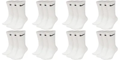 Produktbild von 12 Paar Nike Everyday Lightweight Crew SX7676 Tennis Socke - Farbe: weiß - Größe: 42-46